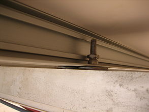 Theft-proof nut and bolt (in this example, the nut breaks)