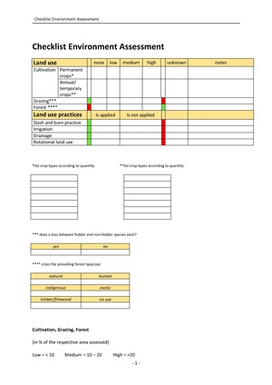 Checklist Environment Assessment related to MHP projects in Ethiopia.pdf