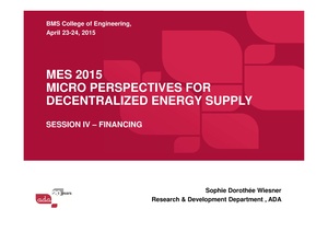 Financing of Microenergy.pdf