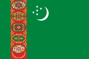 Flag of Turkmenistan.svg