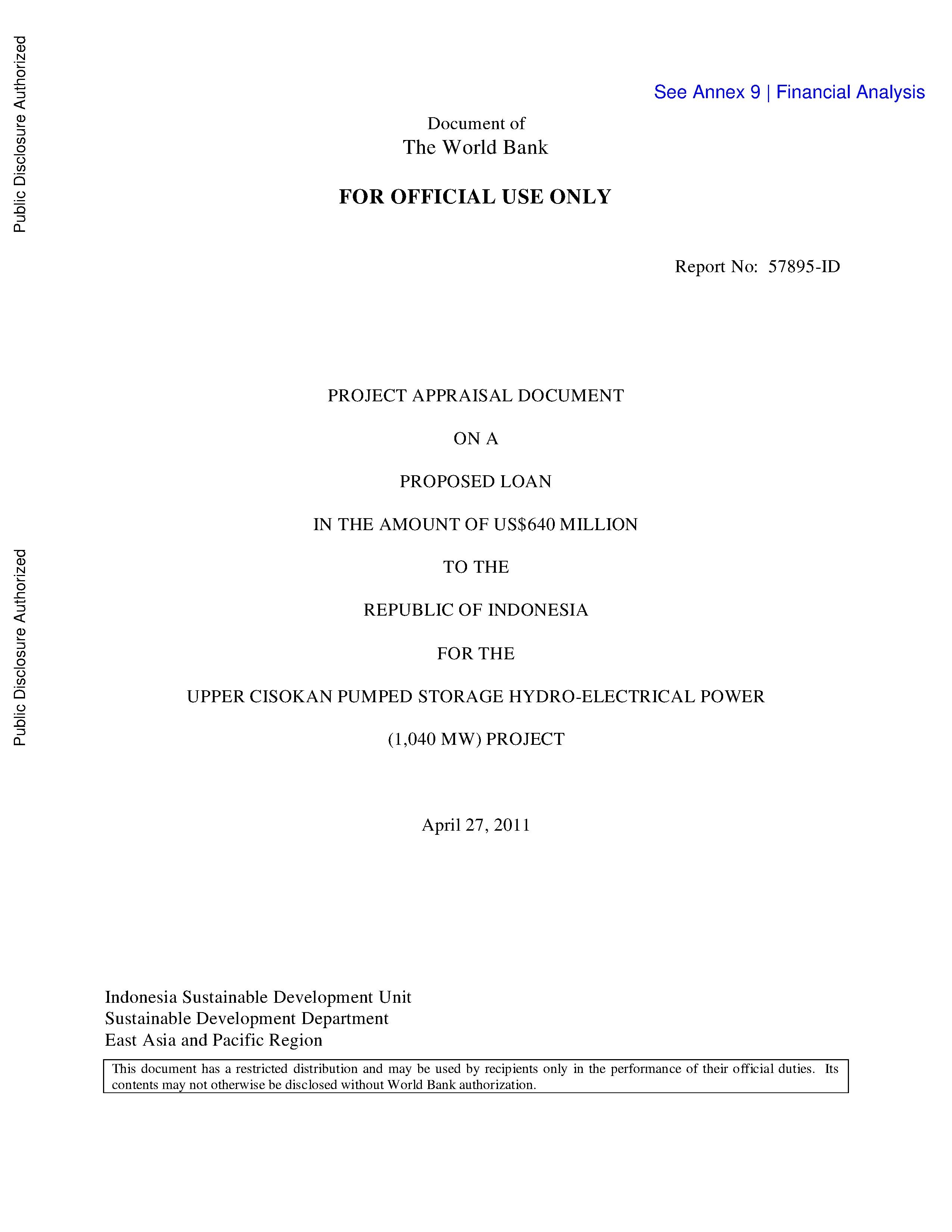 File:Indonesia Upper Cisokan Pumped Storage Hydro-Electrical Power (1040 MW) Project E&FA.pdf