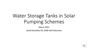 Water Storage Tanks in Solar Pumping Schemes 2021 Jared Hostetler.pdf