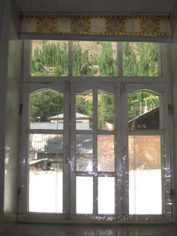 GIZ Volkmer Tajikistan window curtain on the inside.jpg