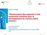 Etat de Projet et ses Axes d’Intervention