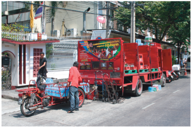 Urban beverage distribution in Bangkok