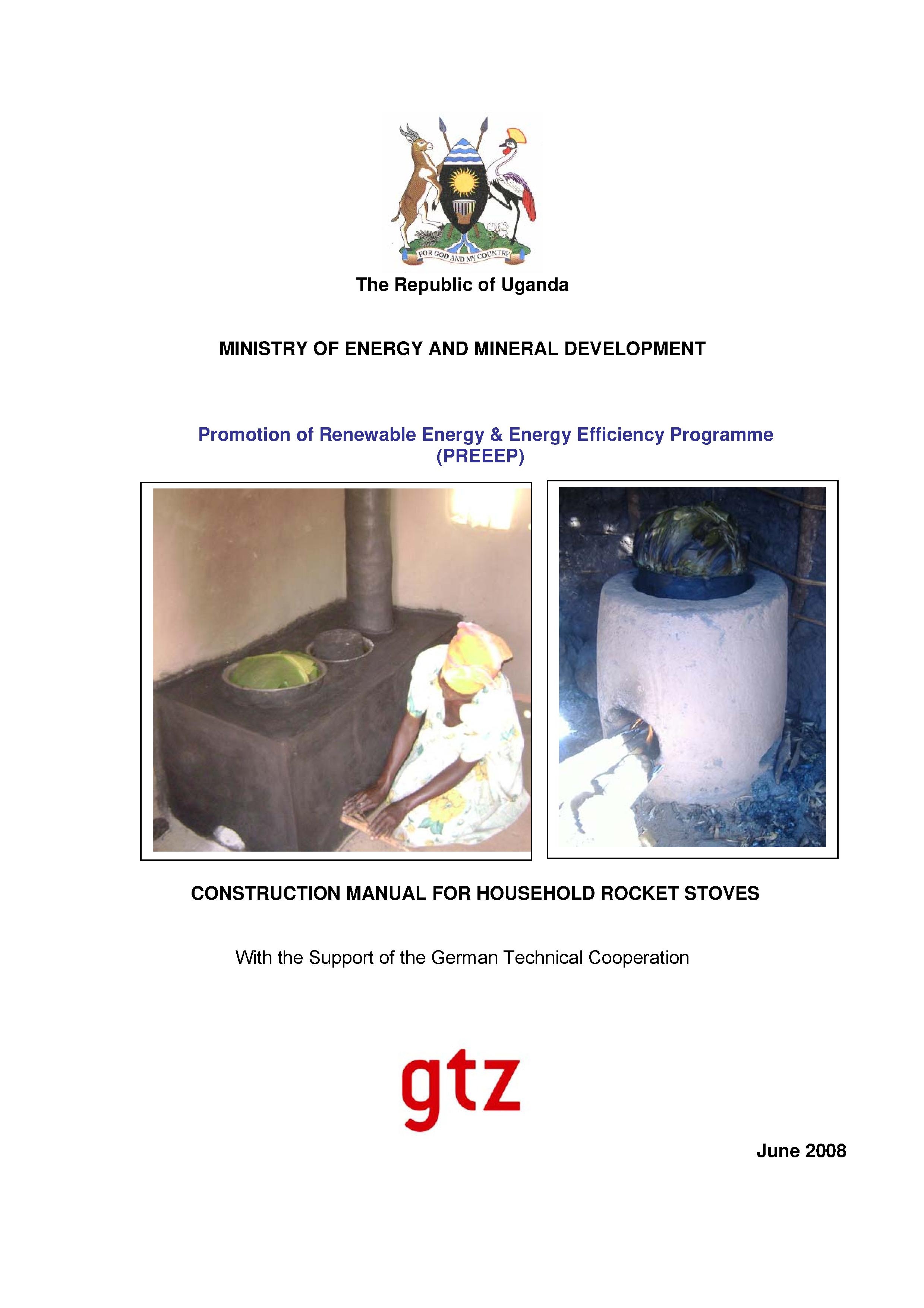Household Stoves Construction Manual - August 2008