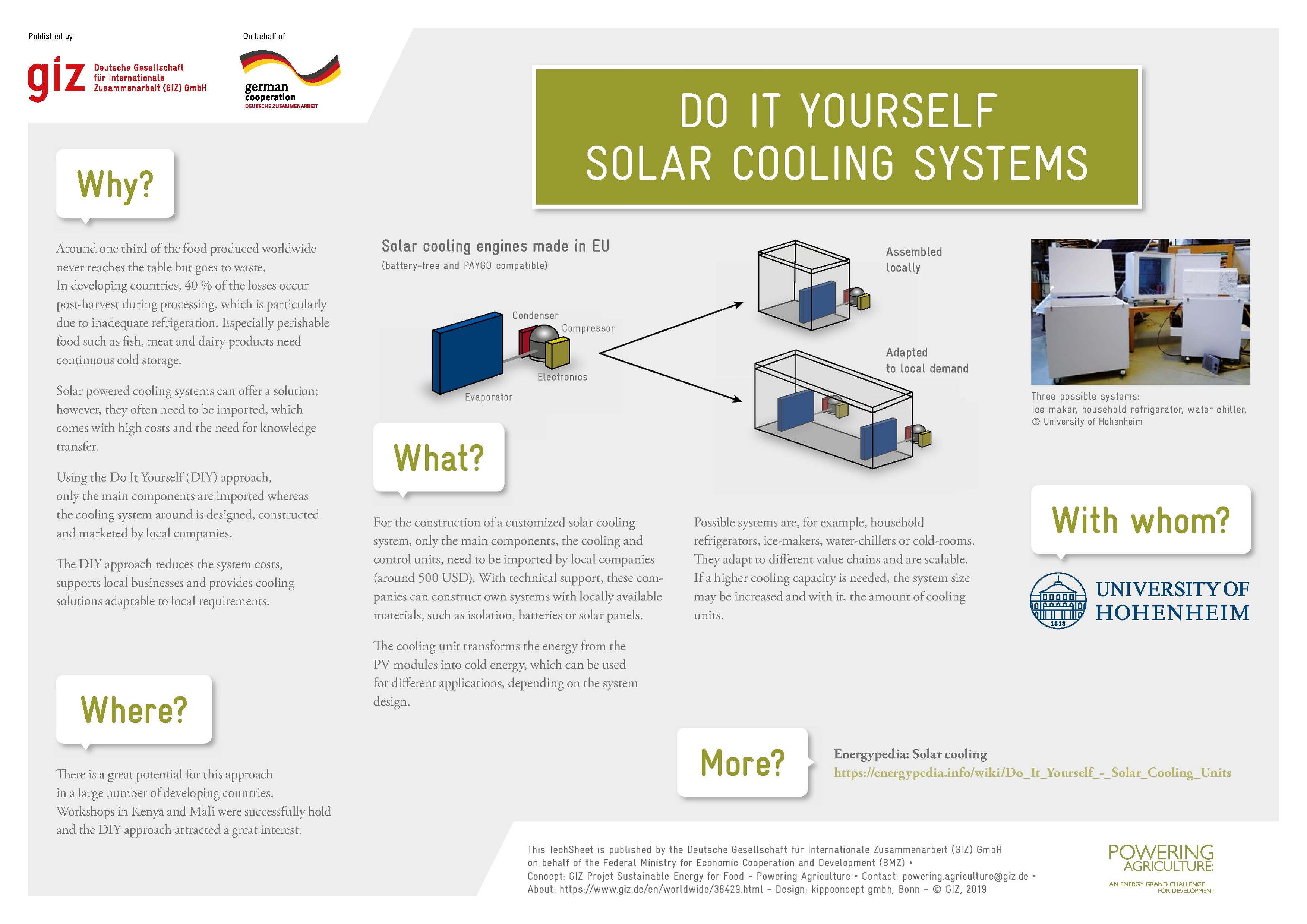 DIY Solar Cooling - TechSheet
