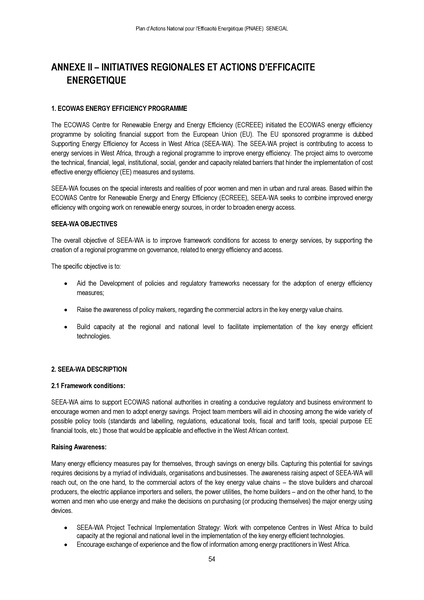 File:Plan Actions National d’Efficacité Energétique (PANEE) Senegal 2015.pdf