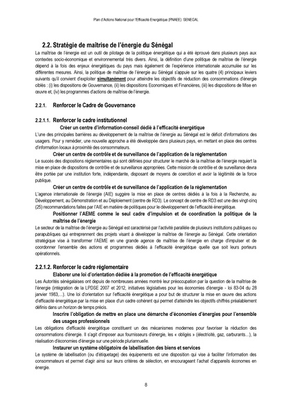 File:Plan Actions National d’Efficacité Energétique (PANEE) Senegal 2015.pdf