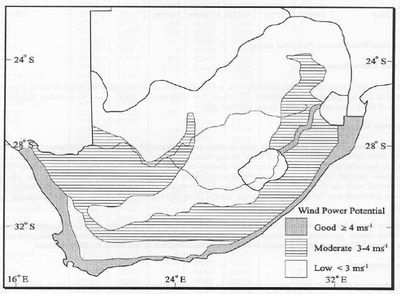 South Africa Wind Potential