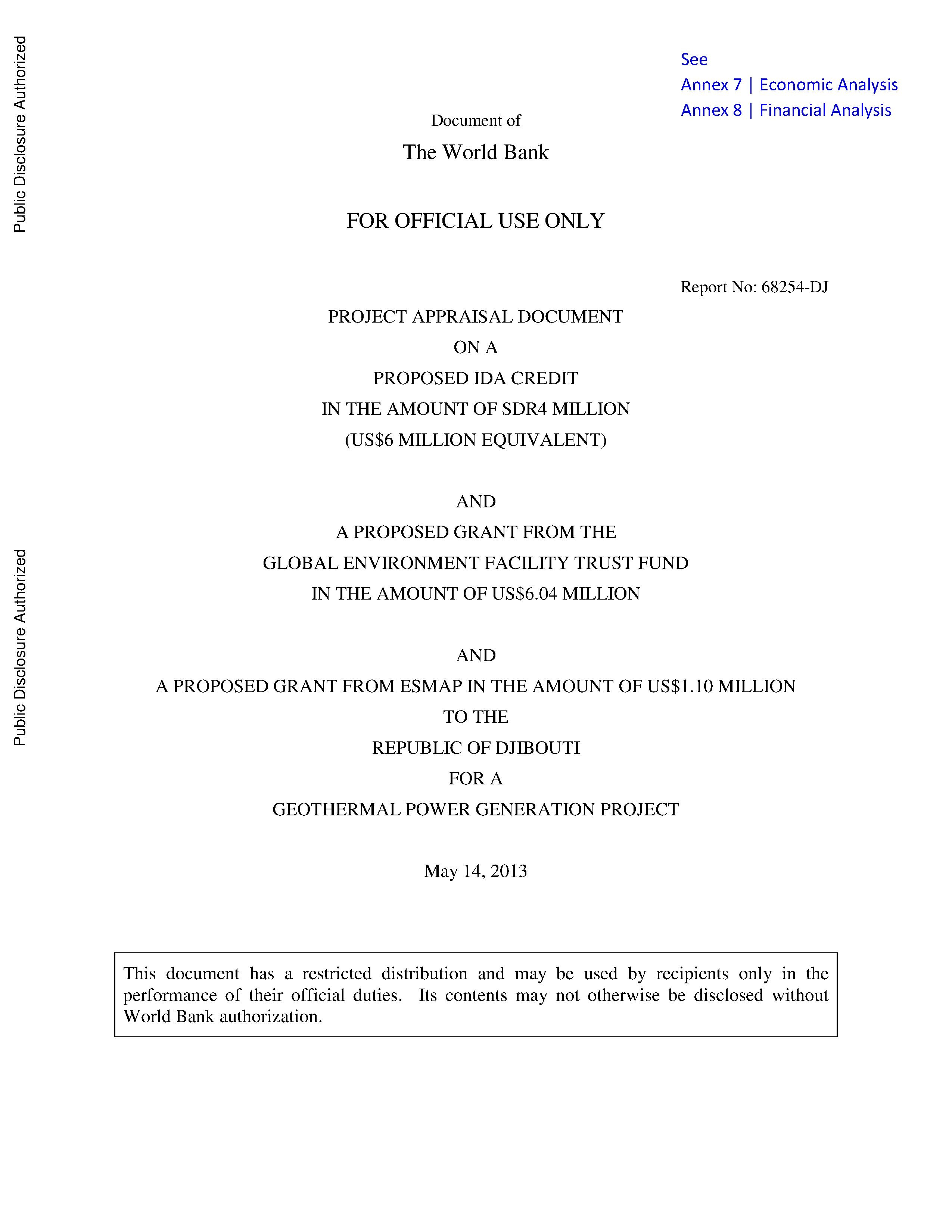 File:Djibouti Geothermal Power Generation Project E&FA.pdf